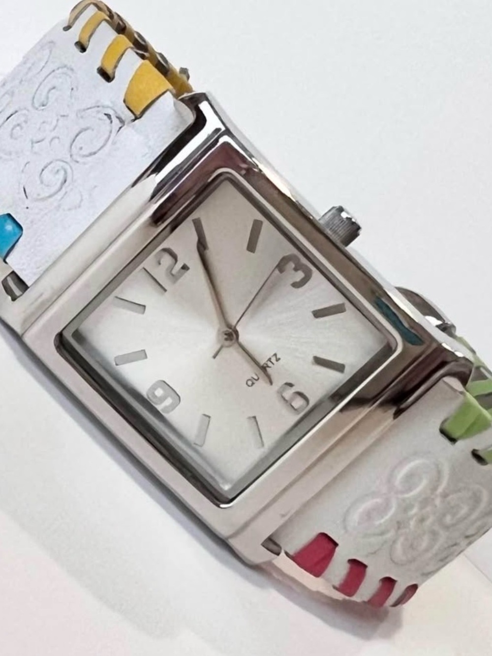 Embossed Leather Women’s Watch